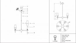 Подвесная люстра Maytoni Lita  - 2