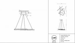 Подвесной светодиодный светильник Maytoni Line  - 4