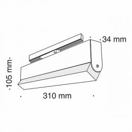Трековый светодиодный светильник Maytoni Track lamps  - 3