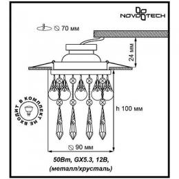Встраиваемый светильник Novotech Ritz  - 2