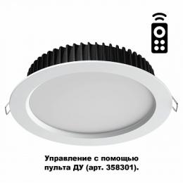Встраиваемый светодиодный светильник Novotech Drum  - 2