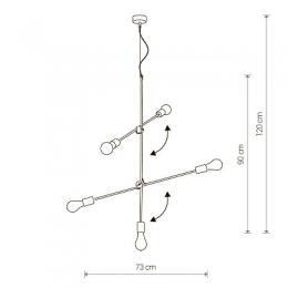 Подвесная люстра Nowodvorski Sticks  - 2