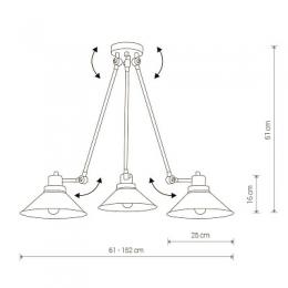 Подвесная люстра Nowodvorski Techno  - 2