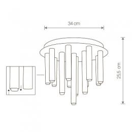 Потолочная люстра Nowodvorski Stalactite  - 2