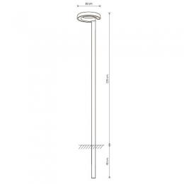 Садово-парковый светодиодный светильник Nowodvorski Pole Led  - 2