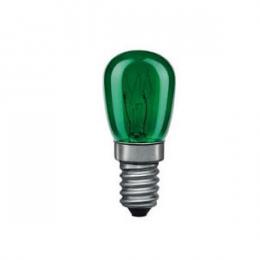 Изображение продукта Лампа накаливания миниатюрная Е14 15W зеленая 