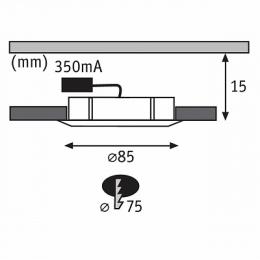 Мебельный светодиодный светильник Paulmann Micro Line Led Circuit  - 2