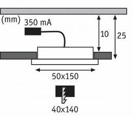 Мебельный светодиодный светильник Paulmann Micro Line Led Fleecy  - 4