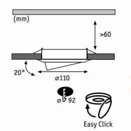 Встраиваемый светильник Paulmann Quality Line Halogen  - 3