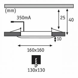 Встраиваемый светодиодный светильник Paulmann Premium Line DecoDot  - 3