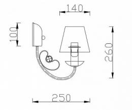 Бра Rivoli Mattina  Б0038427  - 2