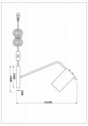 Настольная лампа Rivoli Lattea  Б0037699  - 2