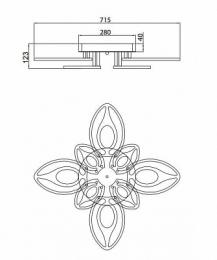 Потолочная люстра Rivoli Bocciolo  Б0038160  - 2