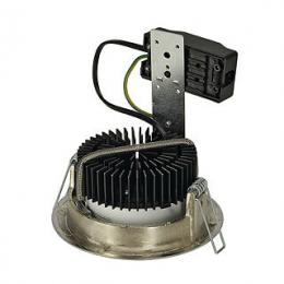 Светильник встраиваемый LUZO LED DISK 2700K металлик  - 2