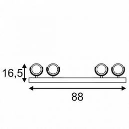 Светодиодный спот SLV Kalu 4 Led Long  - 3