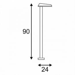 Уличный светодиодный светильник SLV Trapecco Floor  - 4