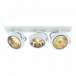 Изображение продукта Встраиваемый спот SLV KALU RECESSED 3 QRB111 3х50Вт текстурный белый 