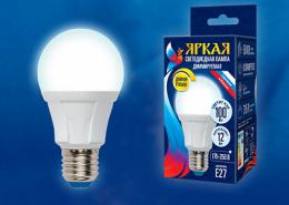 Лампа светодиодная диммируемая (UL-00004289) Uniel E27 12W 4000K матовая  - 2