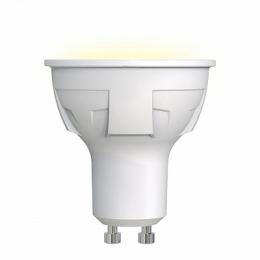 Изображение продукта Лампа светодиодная (UL-00002423) Uniel GU10 6W 3000K матовая 