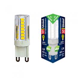 Изображение продукта Лампа светодиодная (UL-00006749) Uniel G9 5W 4000K прозрачная 