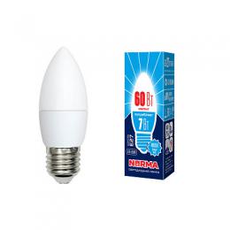 Лампа светодиодная (UL-00003798) E27 7W 4000K матовая  - 2