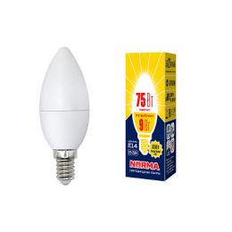 Лампа светодиодная (UL-00003804) E14 9W 3000K матовая  - 2