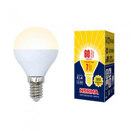 Лампа светодиодная (UL-00003820) E14 7W 3000K матовая  - 2