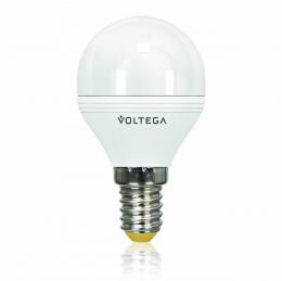 Изображение продукта Лампа светодиодная диммируемая Voltega E14 6W 4000К матовая VG2-G2E14cold6W-D 
