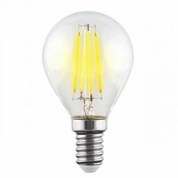 Изображение продукта Лампа светодиодная Voltega E14 6,5W 4000K прозрачная VG10-G45E14cold9W-F 