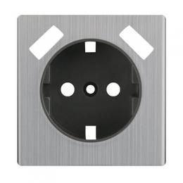 Изображение продукта Лицевая панель Werkel розетки USB cеребряный рифленый WL09-USB-CP 