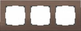 Изображение продукта Рамка Werkel Aluminium на 3 поста алюминий коричневый WL11-Frame-03 