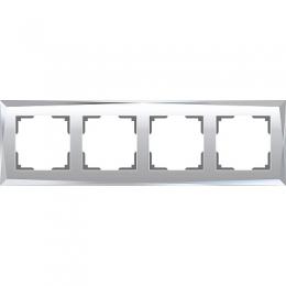 Изображение продукта Рамка Werkel Diamant на 4 поста зеркальный WL08-Frame-04 