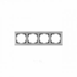 Изображение продукта Рамка Werkel Metallic на 4 поста глянцевый никель WL02-Frame-04 