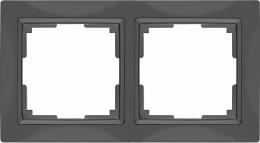 Изображение продукта Рамка Werkel Snabb Basic на 2 поста серо-коричневый WL03-Frame-02 