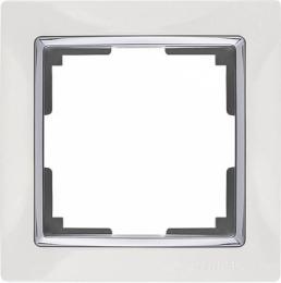 Изображение продукта Рамка Werkel Snabb на 1 пост белая WL03-Frame-01-white 