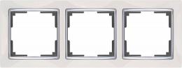 Изображение продукта Рамка Werkel Snabb на 3 поста белая WL03-Frame-03-white 