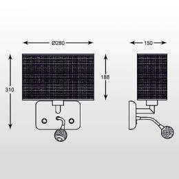 Бра Zumaline Blink  - 2
