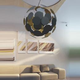 Подвесная люстра Zumaline Dots  - 4