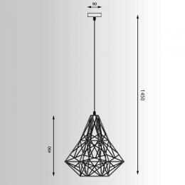 Подвесной светильник Zumaline Skeleton  - 2