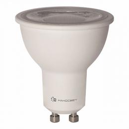 Изображение продукта Лампа светодиодная Наносвет GU10 8W 4000K прозрачная LH-MR16-8/GU10/940/38D 