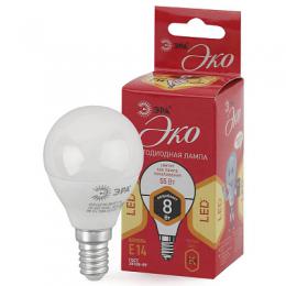 Лампа светодиодная ЭРА E14 8W 2700K матовая  Б0030022  - 3
