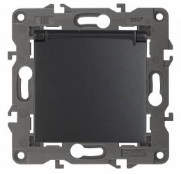 Изображение продукта Розетка ЭРА Elegance 2P E Schuko со шторками с крышкой 16A 250V  Б0034282 