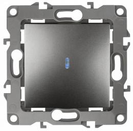 Изображение продукта Выключатель одноклавишный с подсветкой ЭРА 12 10AX 250V  Б0019280 