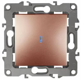 Изображение продукта Выключатель одноклавишный с подсветкой ЭРА 12 10AX 250V  Б0019282 